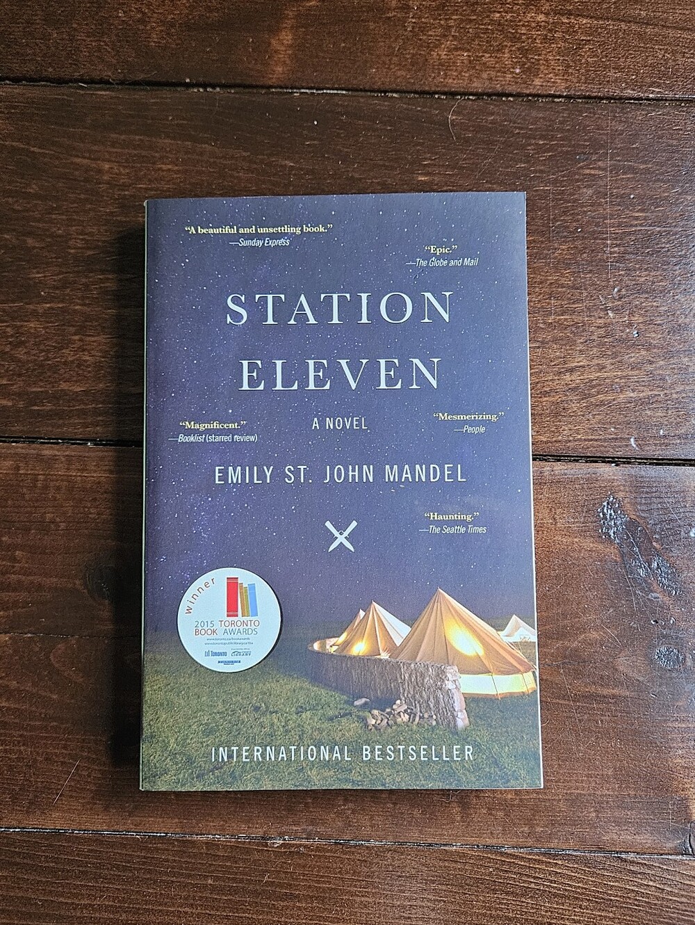 Station Eleven by Emily St. John Mandel Paperback Dystopia Science Fiction